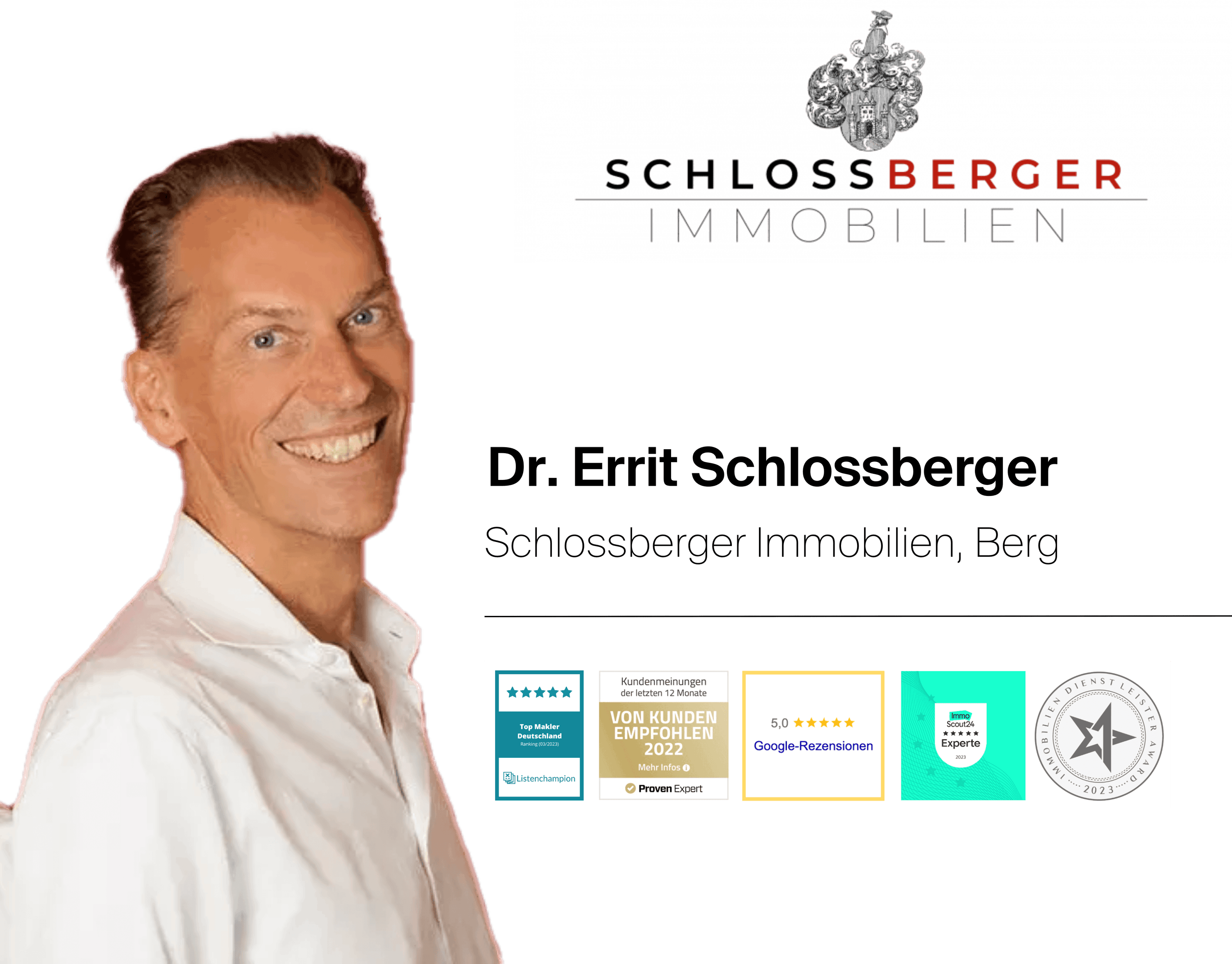 Dr. Errit Schlossberger Schlossberger Immobilien, Berg